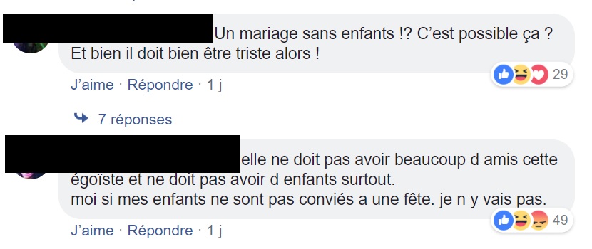 commentaire mariage