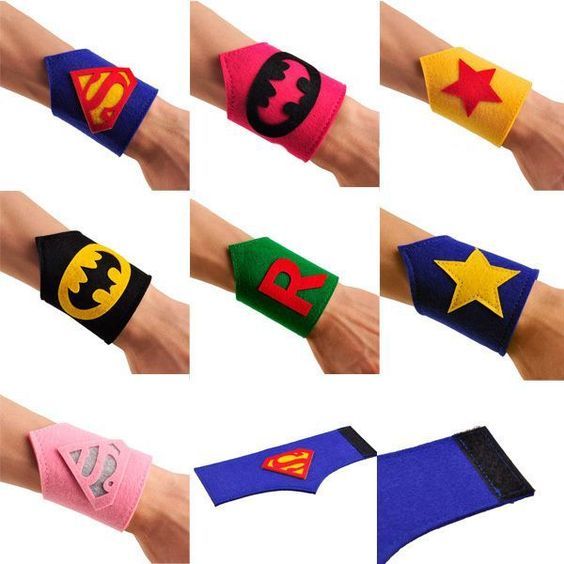 bracelets de super-héros