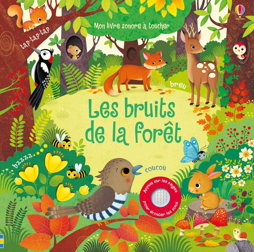 livres enfants automne les bruits de la forêt