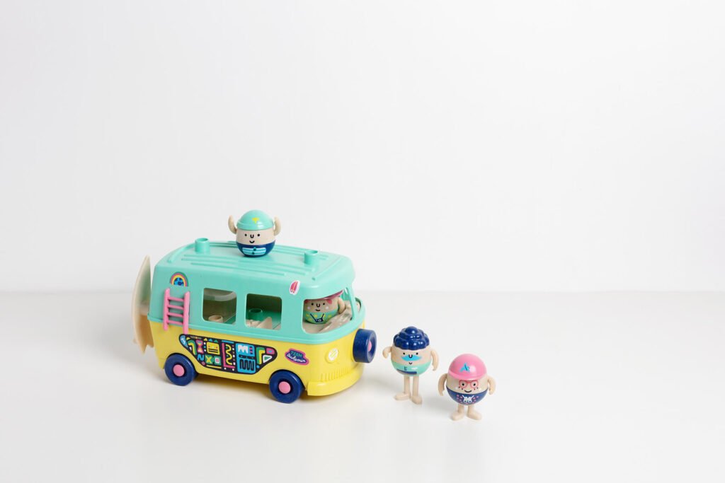 le jouet en plastique recyclé made in France: le van Mini Mondes