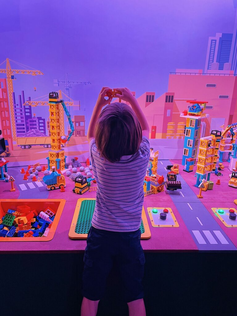Construction Duplo au Lego Discovery Center de Bruxelles