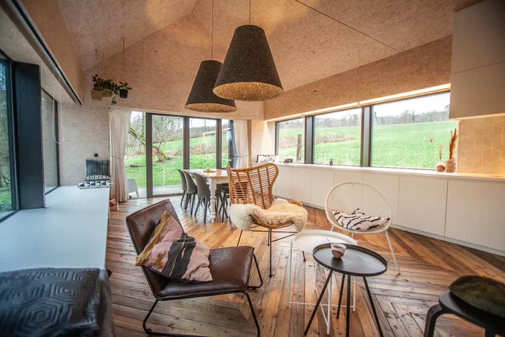 logement en pleine nature où dormir en famille à Dinant en Belgique