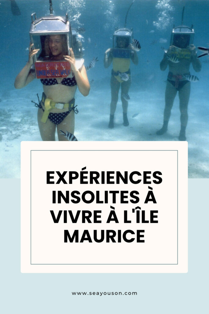 Les expériences insolites à vivre à l'île Maurice: marcher sur l'eau, prendre l'apéro au milieu de l'océan...