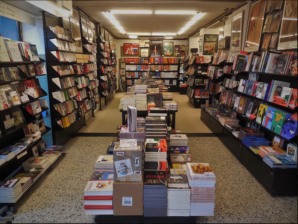 librairies à Bruxelles: librairie Flagey