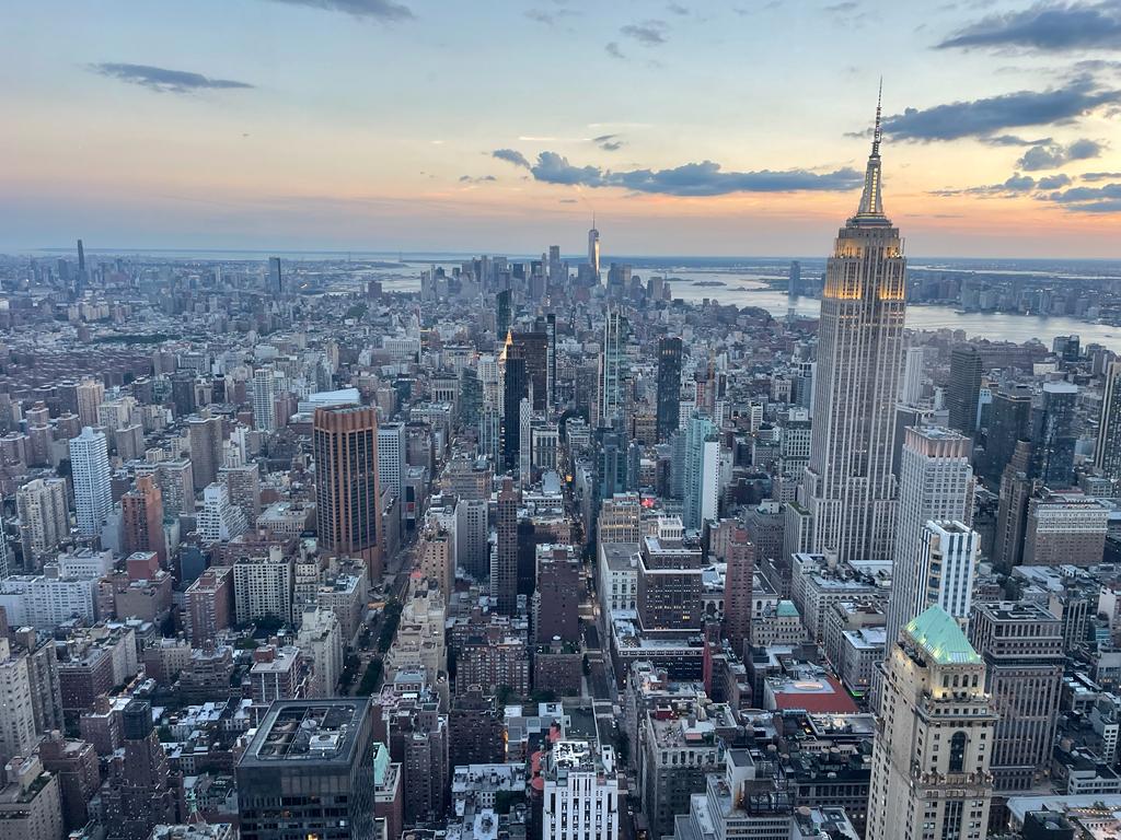 Visiter New York: vue de l'Empire State Building