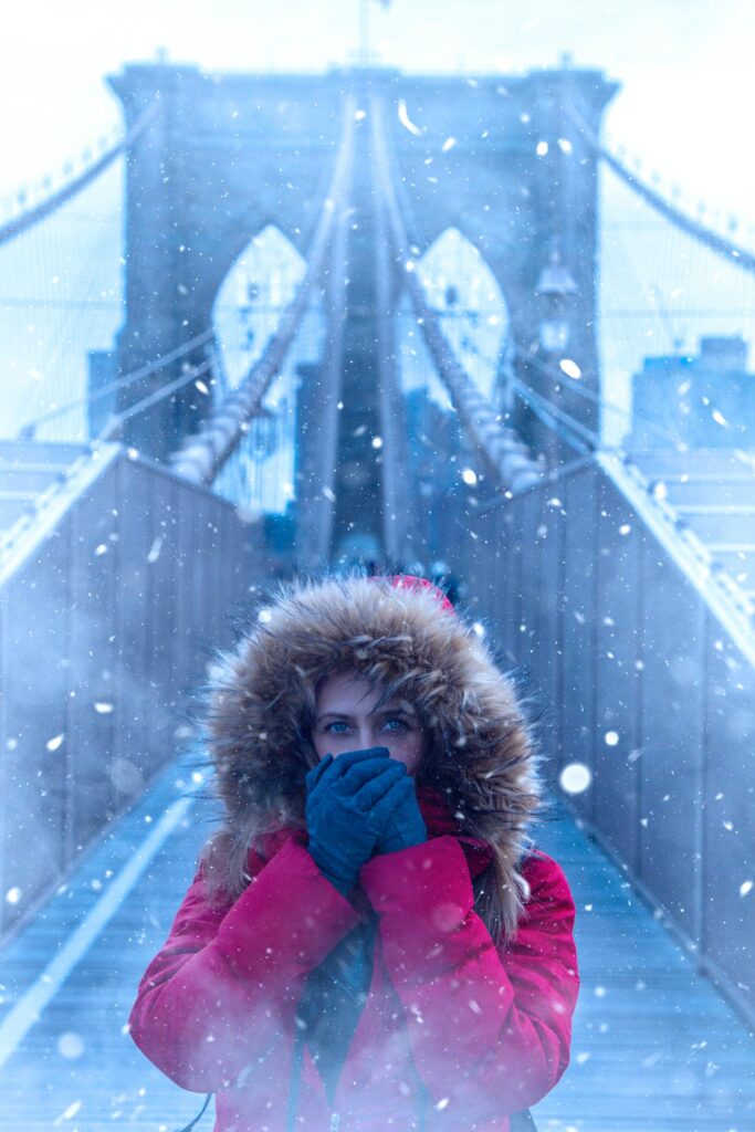 quand partir à new york: le brooklyn bridge en hiver
